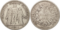 France 5 Francs Coin, Hercule, Bordeaux, Silver, KM:756.4 -