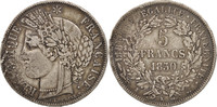 France 5 Francs Coin, Cérès, Bordeaux, Silver, KM:761.3 -