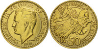 Monaco 50 Francs, Cinquante Coin, Rainier III -