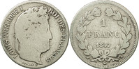 France Franc Coin, Louis-Philippe, Paris, Silver, KM:748.1 -