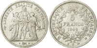 France 5 Francs Coin, Hercule, Bordeaux, Silver, KM:756.4 -
