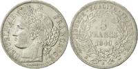 France 5 Francs Coin, Cérès, Strasbourg, Silver, KM:761.2 -
