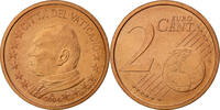 VATICAN CITY 2 Euro Cent Coin, John Paul II, Rome, Copper -