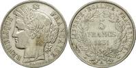 France 5 Francs Coin, Cérès, Paris, Silver, KM:761.1 -