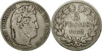 France 5 Francs Coin, Louis-Philippe,Strasbourg,Silver,KM 749.3 -