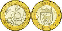 Finland 5 Euro Coin, Vantaa, Bi-Metallic, KM:161 -