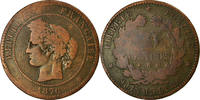 France 10 Centimes Coin, Cérès, Paris, Bronze, KM:815.1 -