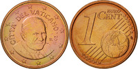 VATICAN CITY Euro Cent Copper Plated Steel, KM:375 -