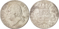 France 5 Francs Coin, Louis XVIII, Louis XVIII, Lille -