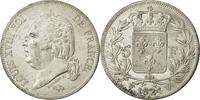 France 5 Francs Coin, Louis XVIII, Louis XVIII, Lille -