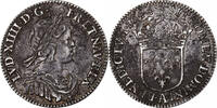France 1/12 Ecu à la mèche courte Louis XIV, Paris, Silver -