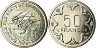 Central African States 50 Francs 1976 Paris Coin, Paris, ESSAI, Nickel STGL 192.03 元  ＋  41.42 元 运费
