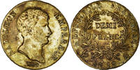 France 1/2 Franc Coin, Napoléon I, Paris, Silver -