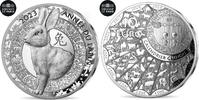 France 10 Euro Calendrier Chinois, Monnaie de Paris, Année du Lapin -