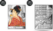 France 10 Euro UTAMARO KITAWAGA - JEUNE FILLE SOUFFLANT DANS UNE PIPE DE -