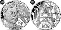 France 10 Euro Gustave Eiffel - Centenary of his Death, Silver -