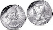 France 25 Euro Indépendance des Etats-Unis, Washington - 2 OZ, BE -