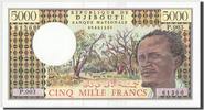 Djibouti 5000 Francs Banknote, 1979, KM:38d -