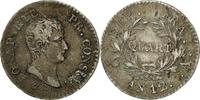 France 1/4 Franc Coin, Napoléon I, Paris, Silver -