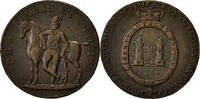 Great Britain Halfpenny Token Coin, Liberty - Loyalty - Property -