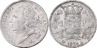 France 1 Franc Louis XVIII, Bordeaux, Silver, Gadoury:449 -