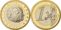 Monaco Euro 2001 (a) Prince Rainier et Prince Albert, Proof STGL 827.93 元  ＋  41.42 元 运费