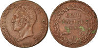 Monaco 5 Centimes, Cinq Coin, Honore V, Copper -