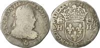 France Teston Coin, Henri III, Bordeaux, Silver, Sombart:4646 -