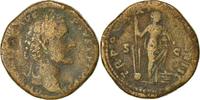 Sestertius Coin, Antoninus Pius, Rome, Bronze, RIC:980 -