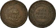 Great Britain Penny Token token, Gloucestershire, Copper -