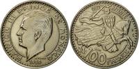 Monaco 100 Francs Coin, Rainier III, Paris, ESSAI, Cupronickel -