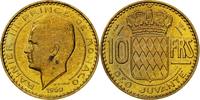 Monaco 10 Francs Coin, Rainier III, Paris, ESSAI -