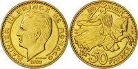 Monaco 50 Francs Coin, Rainier III, Paris, ESSAI -