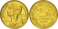 France 5 Centimes Coin, Marianne, Paris, ESSAI, Aluminum-Bronze -