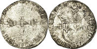France 1/4 Ecu Coin, Henri III, Paris, Silver, Sombart:4662 -