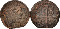 Spain Dinero Coin, CATALONIA, Louis XIII, Tarrega, Copper -