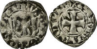 France Denier Parisis Coin, Philippe VI, Rare, Billon, Duplessy:277 -