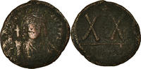 Half Follis Coin, Tiberius II Constantine, Constantinople -
