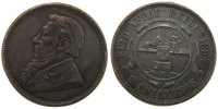 South Africa 2 Shillings Coin, Silver, KM:6 -