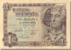 Spain 1 Peseta Banknote, 1948-06-19 -