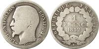 France Franc Coin, Napoleon III, Napoléon III, Paris, Silver -