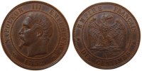 France 10 Centimes Coin, Napoleon III, Napoléon III, Paris -