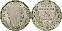 France 5 Francs Coin, Bazor, Paris, Nickel, KM:887, Le -