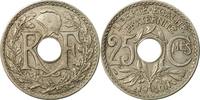France 25 Centimes Coin, Lindauer, Nickel-Bronze, KM:867b, Le -