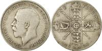 Great Britain Florin, Two Shillings Coin, George V, Silver -