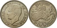 Monaco 100 Francs, Cent Coin, Rainier III, Copper-nickel -