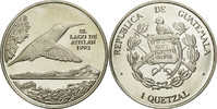 Guatemala Quetzal Coin, Tower, Silver, KM:1.1 -