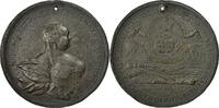 Russia Medal Elizabeth, Paix avec la Suède, Tin -