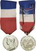 France Medal Médaille d'honneur du travail, Excellent Quality, Borrel -