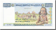 Djibouti 2000 Francs Banknote, KM:43 -